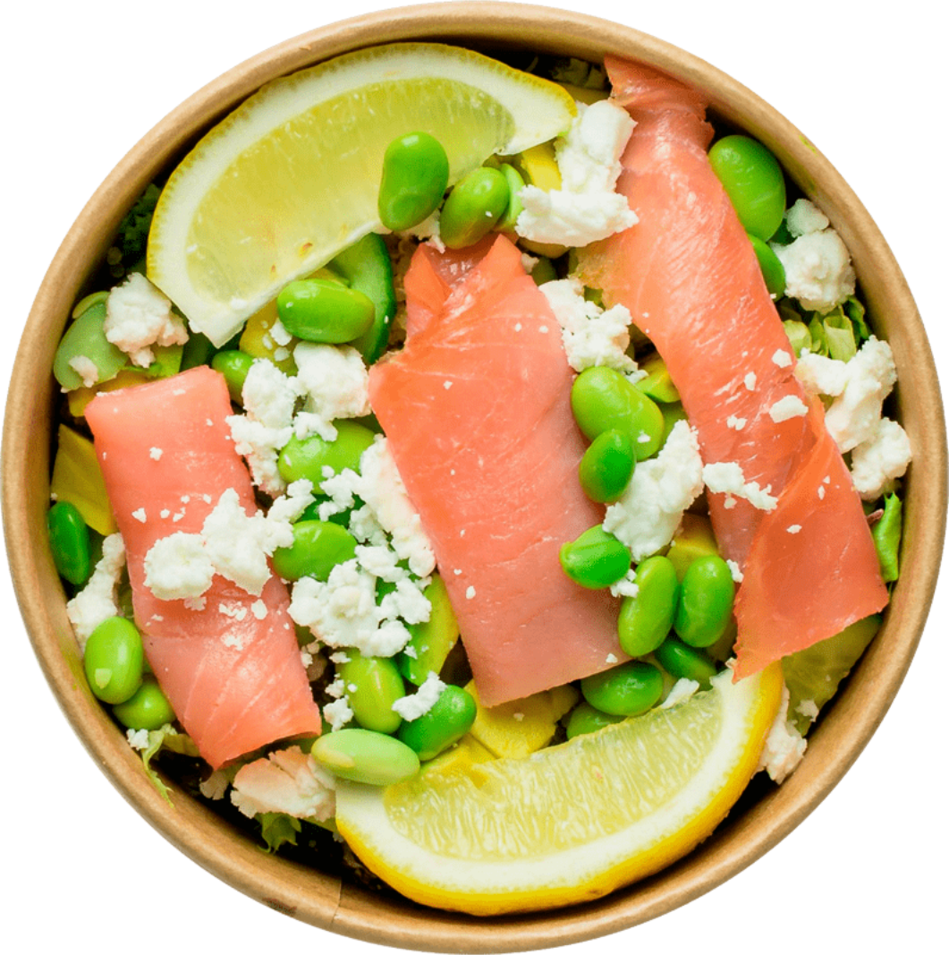 salmon brekkie bowl